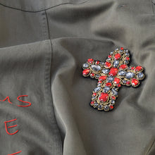 Carica l'immagine nel visualizzatore di Gallery, Giacca militare cucita pre loved Spring