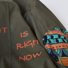 Carica l'immagine nel visualizzatore di Gallery, Giacca militare dipinta a mano pre loved Spring