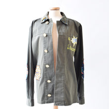 Carica l'immagine nel visualizzatore di Gallery, Giacca militare dipinta a mano pre loved Spring