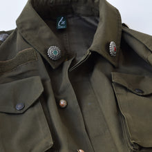 Carica l'immagine nel visualizzatore di Gallery, Giacca militare personalizzata pre loved Spring