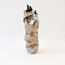 Carica l'immagine nel visualizzatore di Gallery, Manicotti in pelle Argento metal