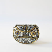 Carica l'immagine nel visualizzatore di Gallery, Clutch Luna madreperla blu