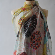 Load image into Gallery viewer, Cotton pareo lurex fiori