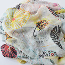Load image into Gallery viewer, Cotton pareo lurex fiori