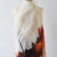 Load image into Gallery viewer, Silk and cotton pareo with Delhi