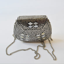 Carica l'immagine nel visualizzatore di Gallery, Clutch Rombi argento