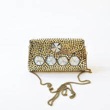 Carica l'immagine nel visualizzatore di Gallery, Clutch Esagoni dorata