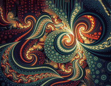 Load image into Gallery viewer, Silk and cotton pareo with shell