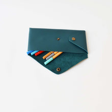 Carica l'immagine nel visualizzatore di Gallery, Astuccio a busta Petrolio
