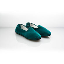 Carica l'immagine nel visualizzatore di Gallery, Scarpe Friulane petrolio