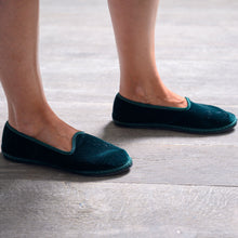 Carica l'immagine nel visualizzatore di Gallery, Scarpe Friulane petrolio