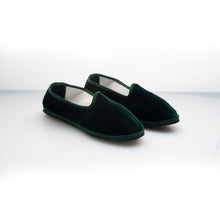 Carica l'immagine nel visualizzatore di Gallery, Scarpe Friulane verde bottiglia