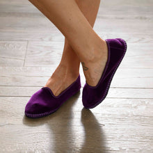 Carica l'immagine nel visualizzatore di Gallery, Scarpe Friulane Prugna