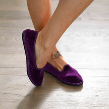 Carica l'immagine nel visualizzatore di Gallery, Scarpe Friulane Prugna