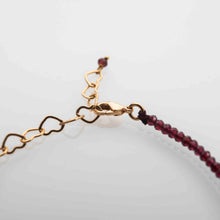 Load image into Gallery viewer, bracciale granati rossi