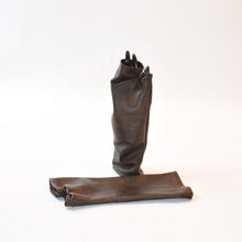 Load image into Gallery viewer, Purse with handle fabric grey and bronze
