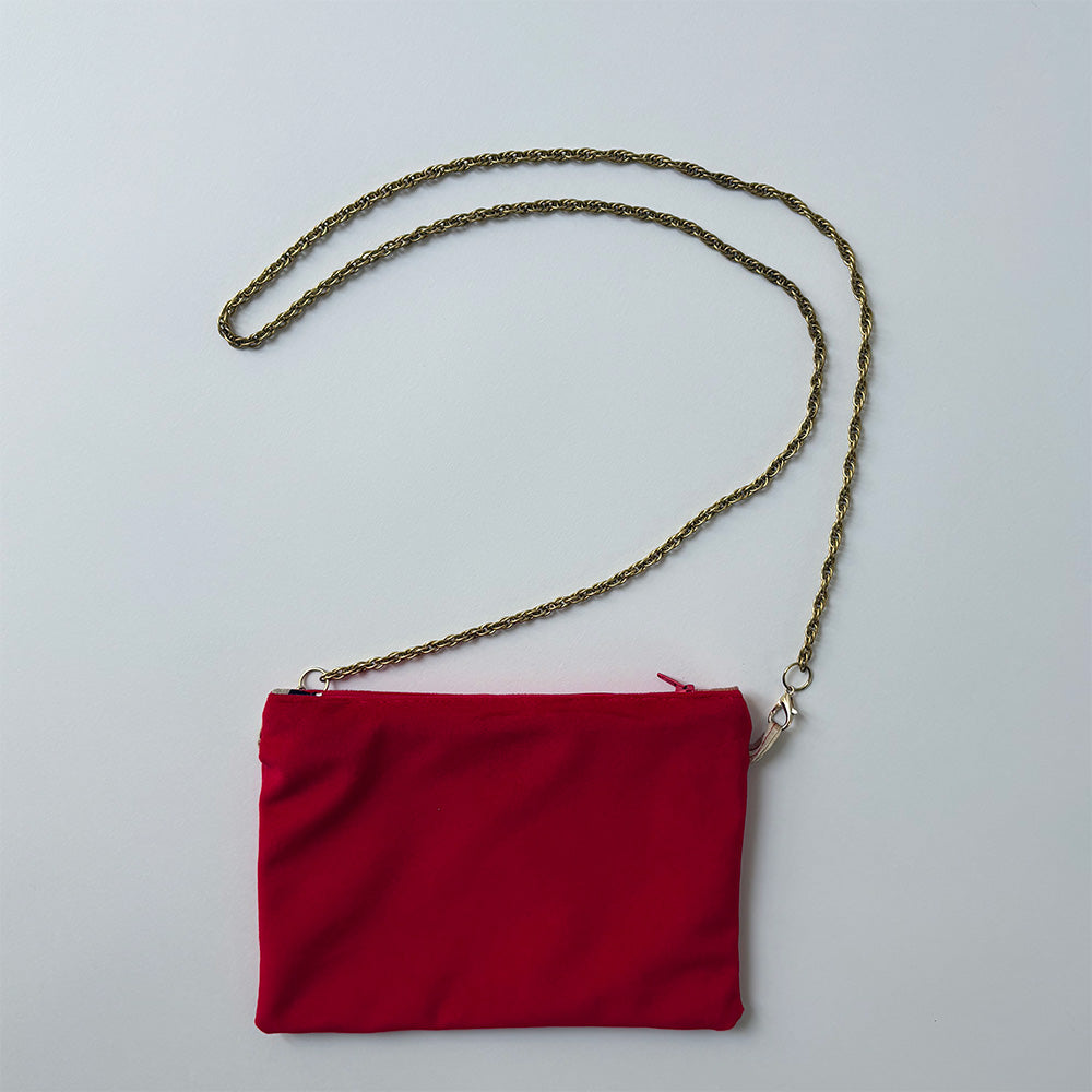 Crossbody in velluto