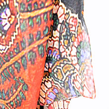 Carica l&#39;immagine nel visualizzatore di Gallery, Foulard lino rosso e verde
